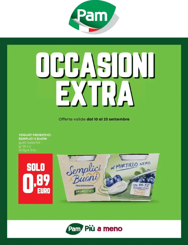 PAM Volantini dal 10.09.2026