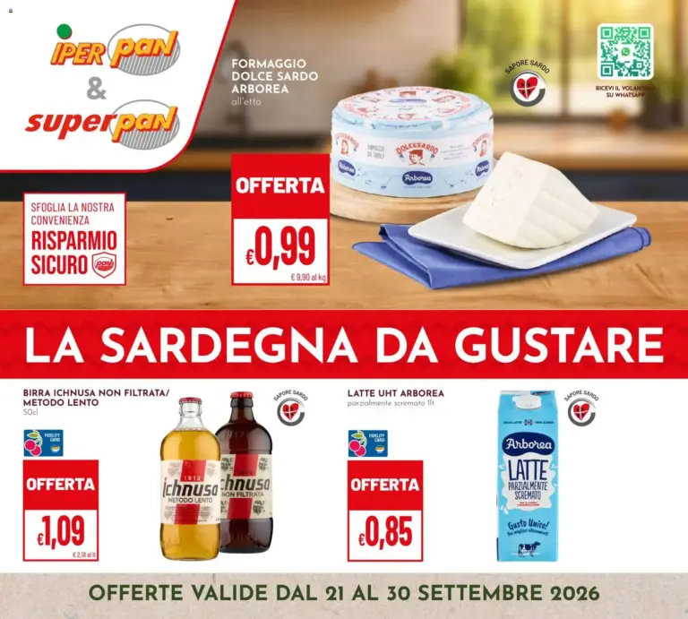 Pan Volantino dal 30.09.2026