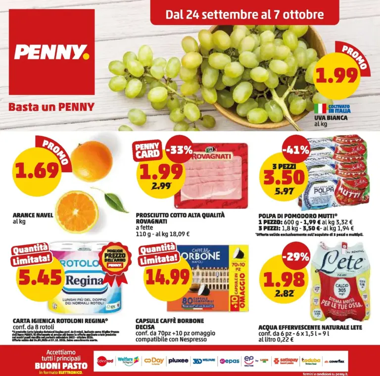 PENNY Volantini dal 24.09.2026