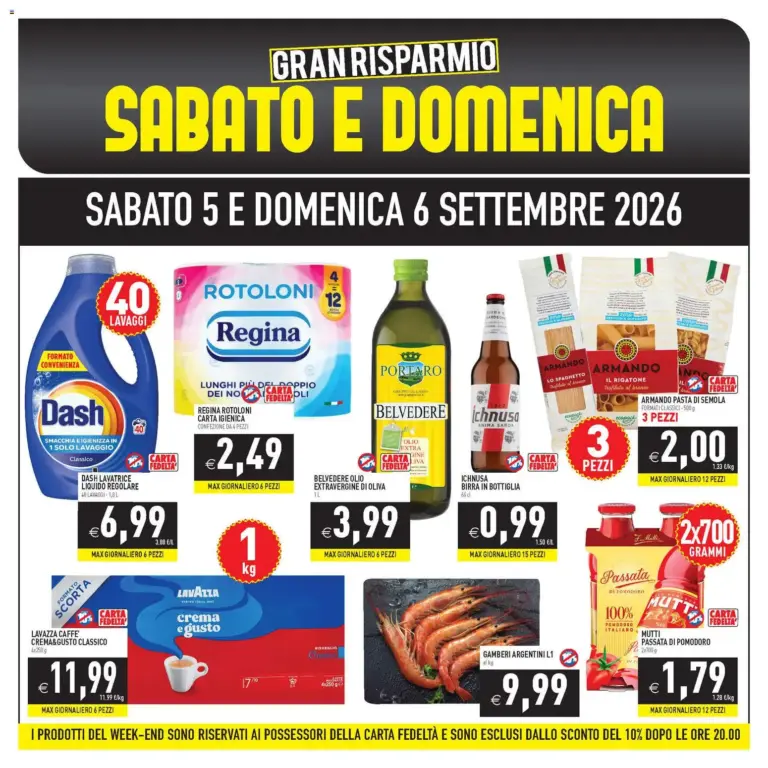 PIM Supermercati Volantino dal 05.09.2026