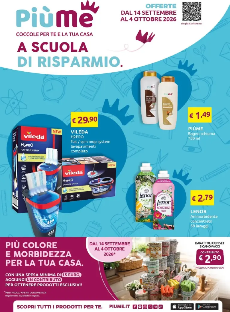 PiùMe Volantini dal 14.09.2026