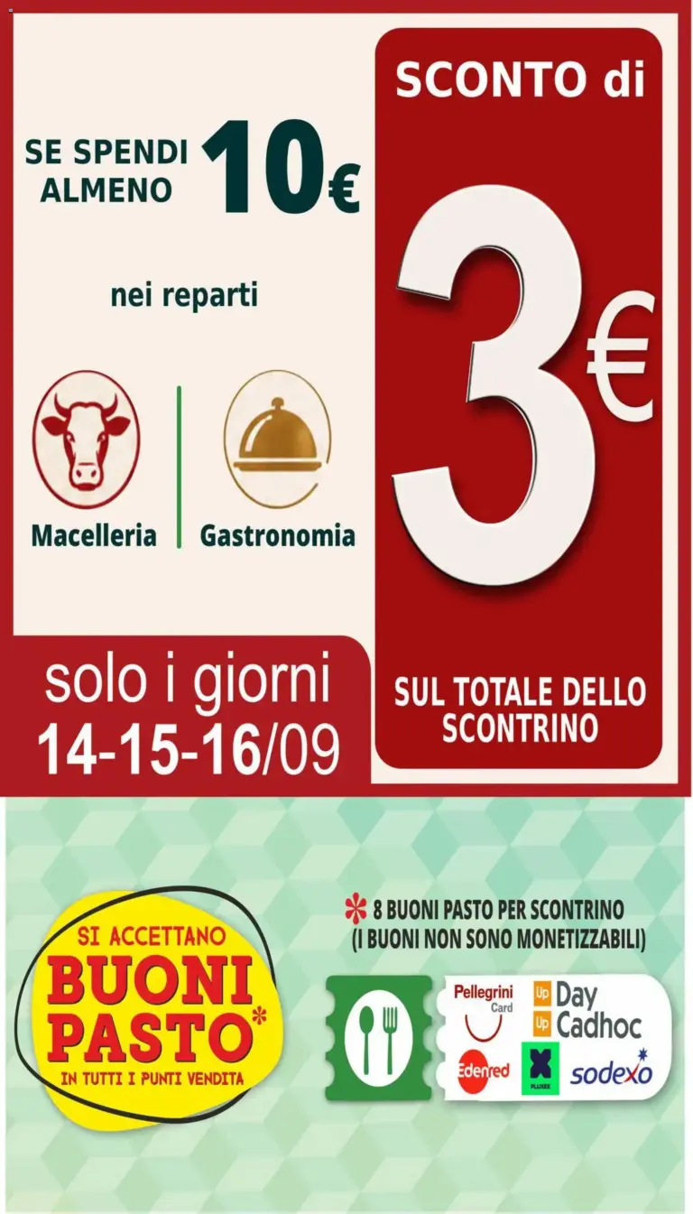 Primo Prezzo Volantino dal 14.09.2026