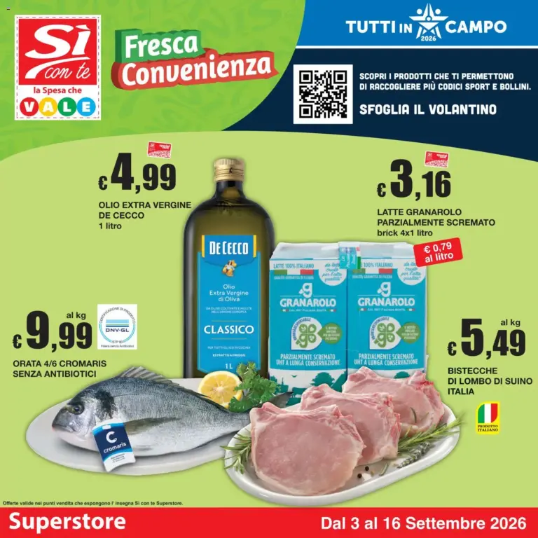 Sì con Te Volantino dal 03.09.2026