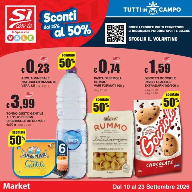 Sì con Te Volantino dal 10.09.2026