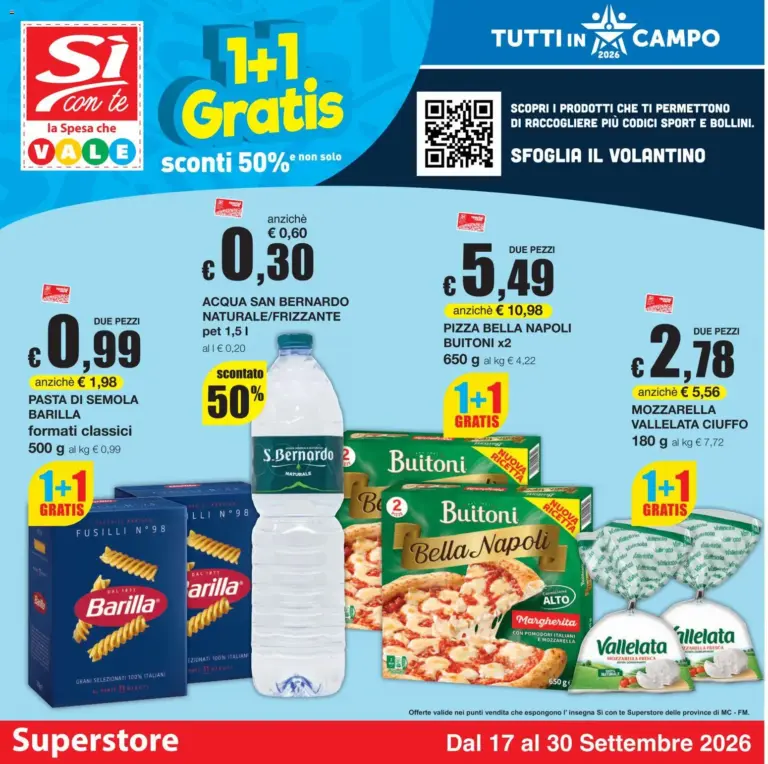 Sì con Te Volantino dal 17.09.2026