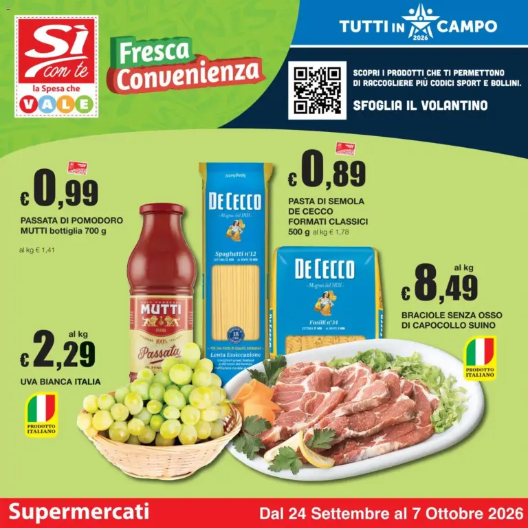 Sì con Te Volantino dal 24.09.2026