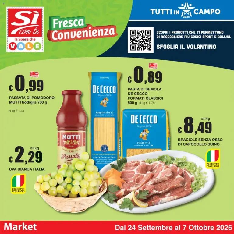 Sì con Te Volantino dal 24.09.2026