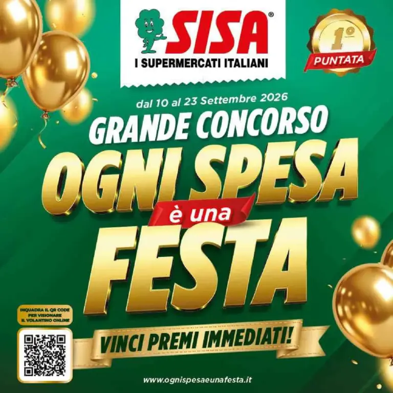 SISA Volantini dal 10.09.2026