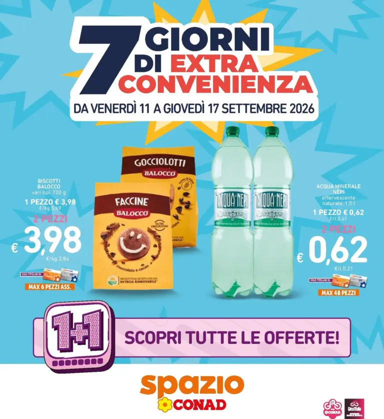 Spazio Conad Volantini dal 11.09.2026