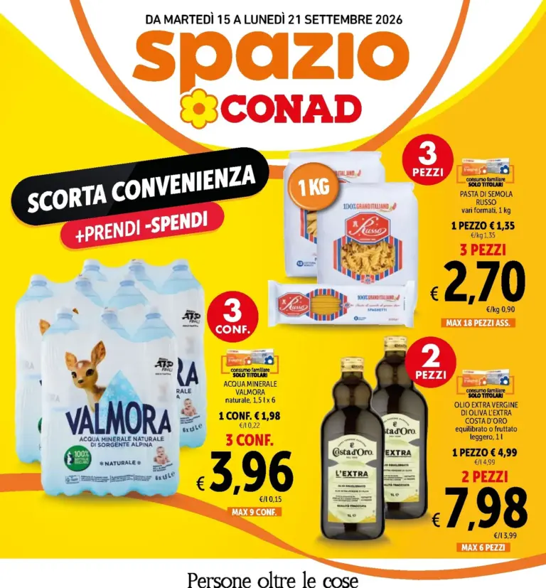 Spazio Conad Volantini dal 15.09.2026