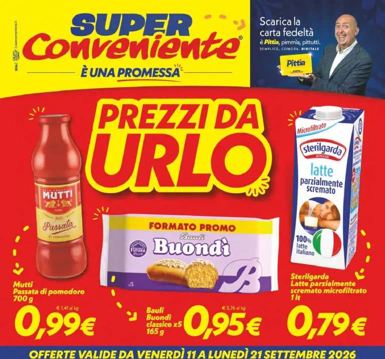 SuperConveniente Volantini dal 11.09.2026