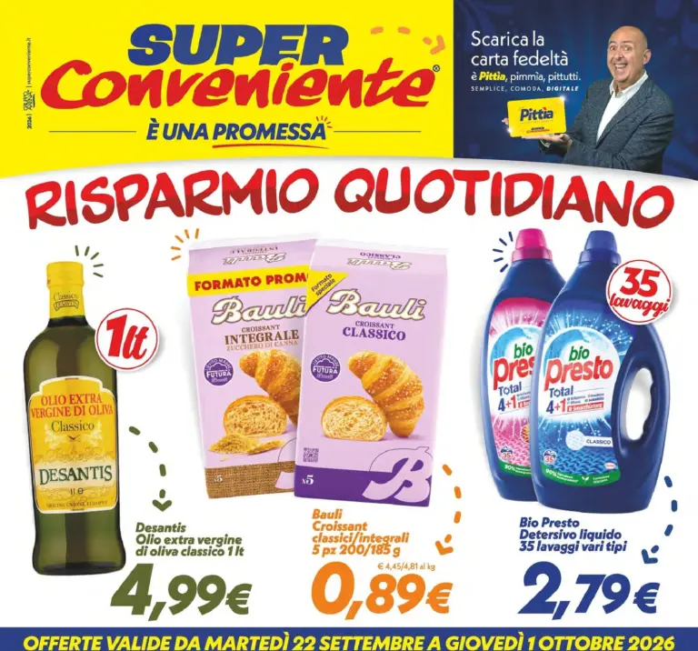 SuperConveniente Volantini dal 22.09.2026