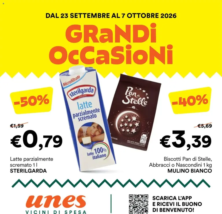 UNES Volantino dal 23.09.2026