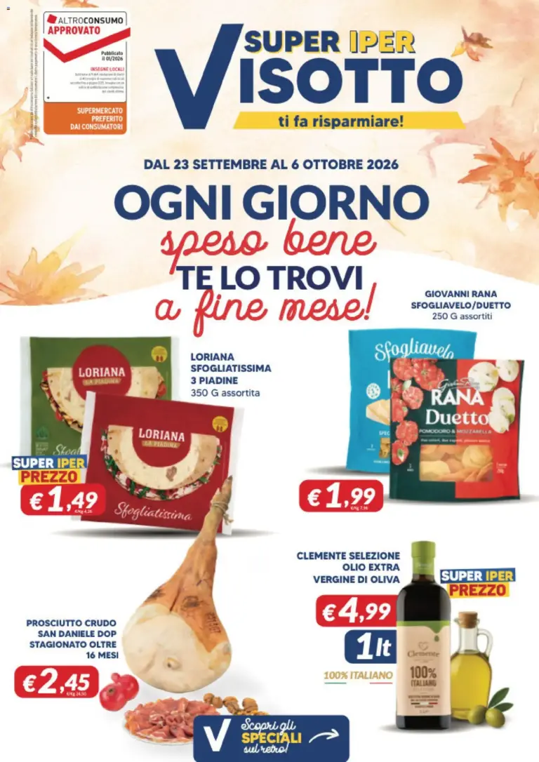 Visotto Volantino dal 23.09.2026